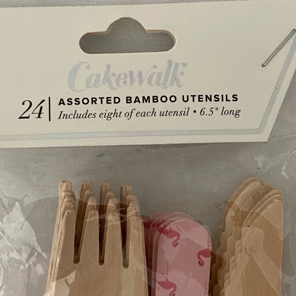 🦩 Flamingo PARTY utensils, placecards & straws